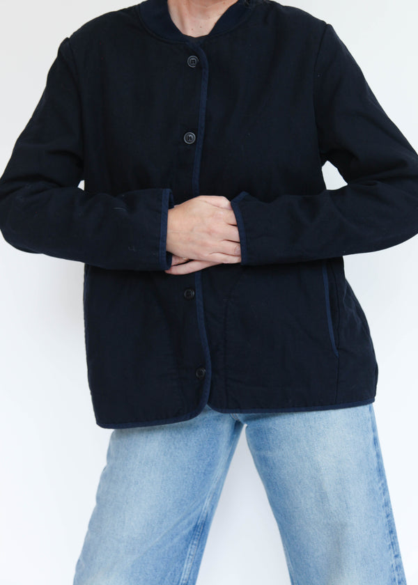Diamond Car Coat - Midnight