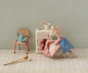 Hiker Mouse, Big Sister - Denim Dress