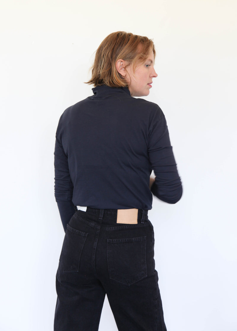 Turtleneck Shirt - Marine Overdye