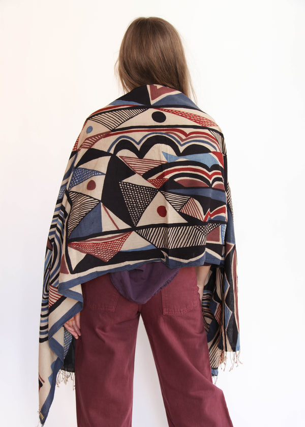 Handpainted Scarf