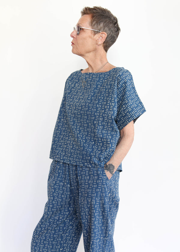 Box Top - Indigo Twiggy