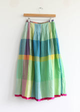 Plaid Cotton Skirt- Jodhpur-115