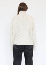 Fisherman Turtleneck - Cream