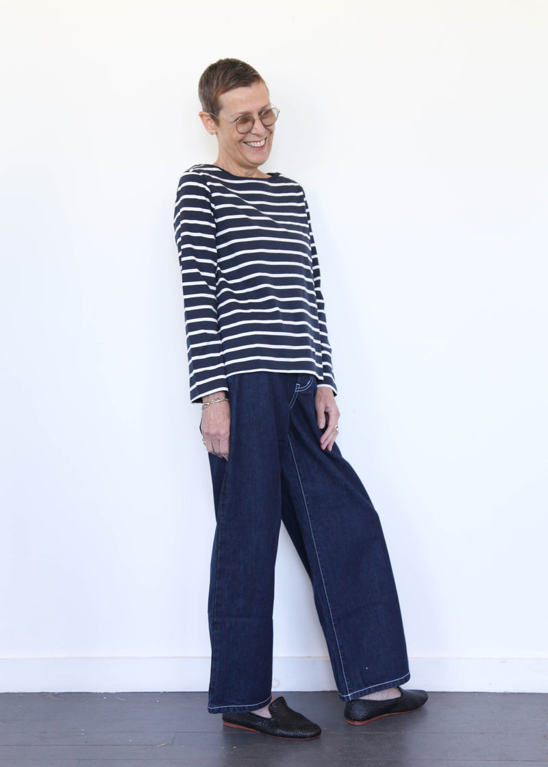 Breton Top - Navy