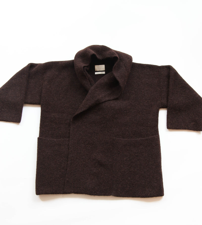 Double Face Coat - Merlot