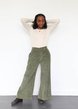 Polly Wide Wale Corduroy Pant - Millstone
