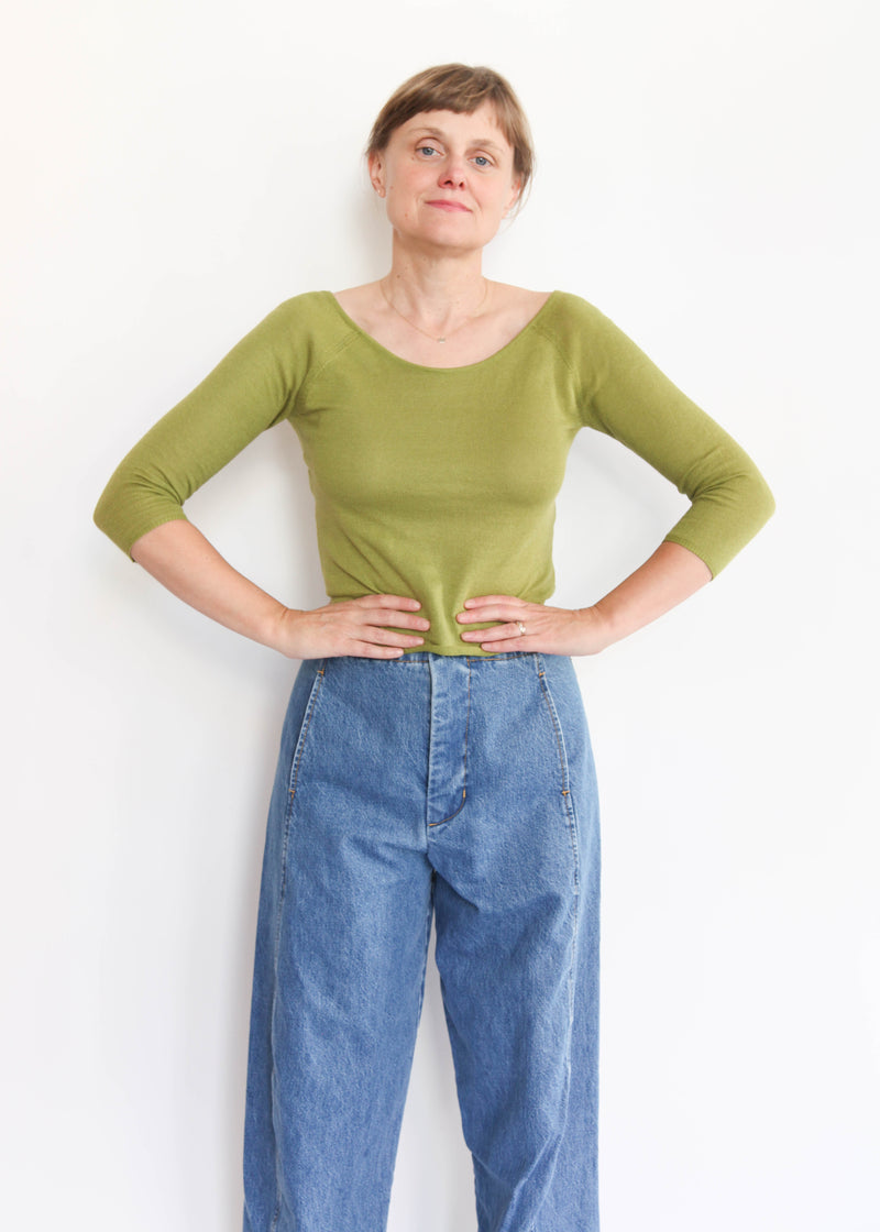 Lune Pant - Medium Blue