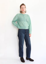 Cardigan - Green/Gray