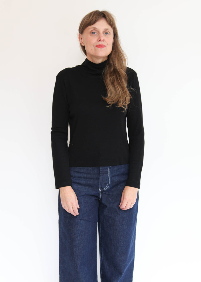 Long Sleeve Mock Shell