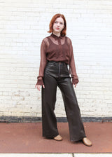 Georgio Button Down - Chocolate
