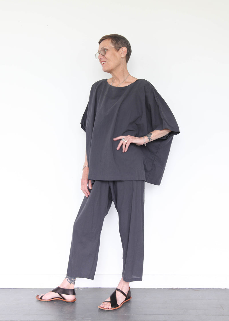 Drop Crotch Pant - Charcoal