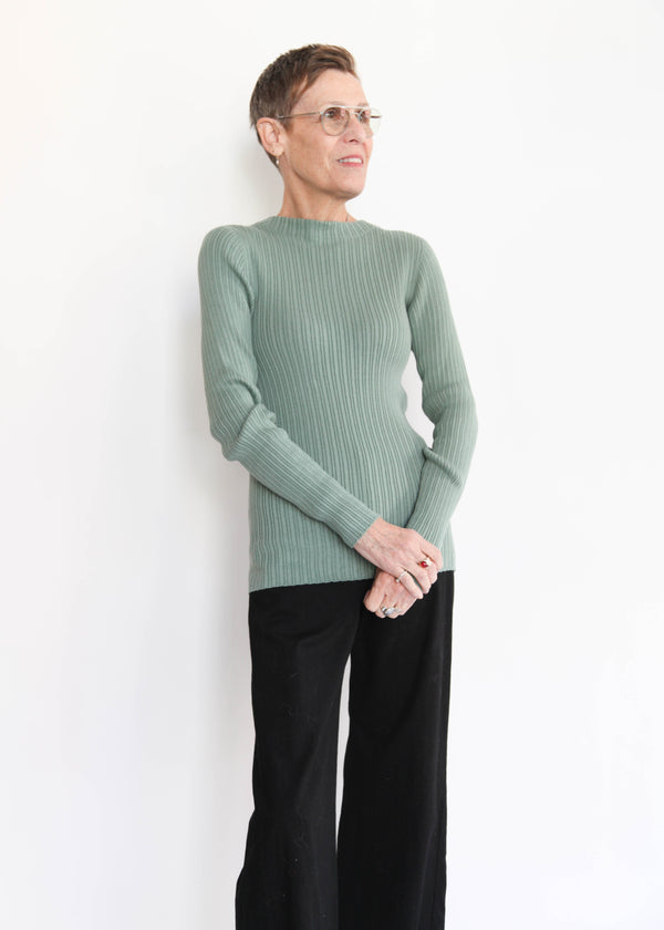 Rib Knit Pullover