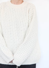 Interlace Crewneck - Ivory