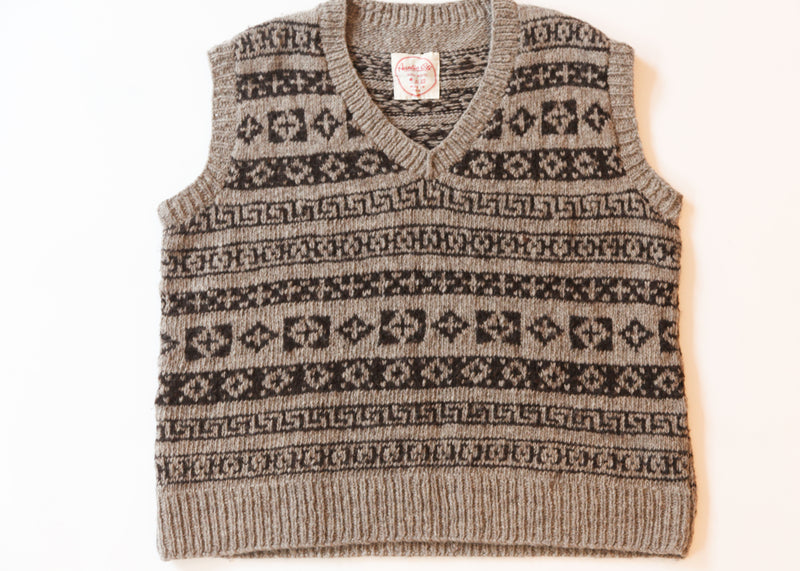 Fair Isle Vest - Natural
