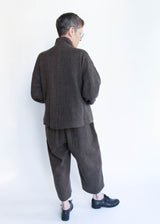 Herringbone Jacket - Brown