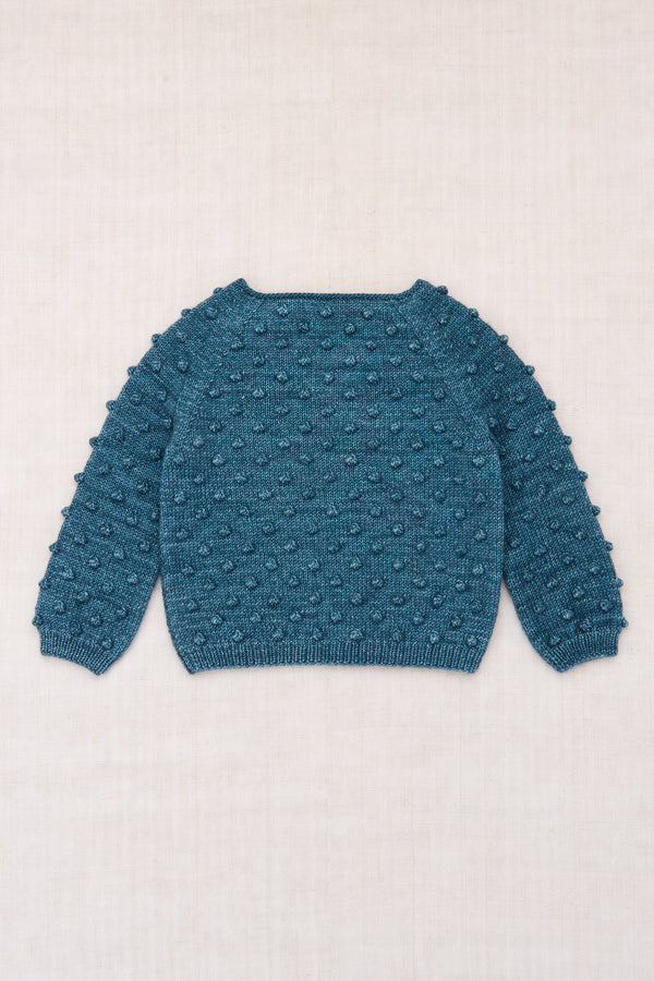 Original Popcorn Sweater Blue Smoke