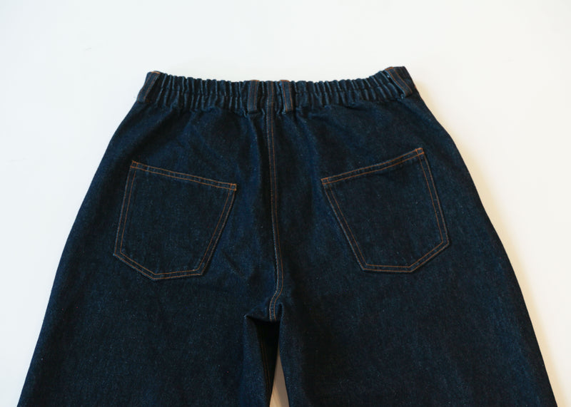 Denim Straight Pants - Indigo