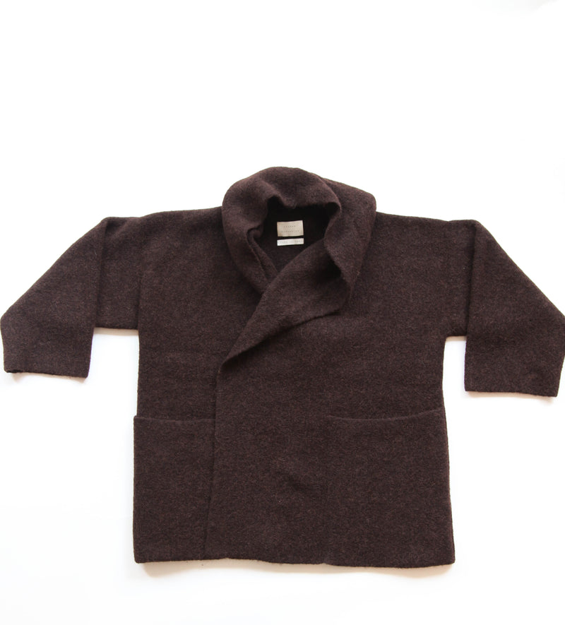 Double Face Coat - Merlot