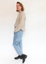 Cable Crewneck - Husk