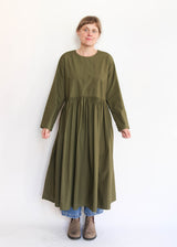 Typewriter Dress - Khaki