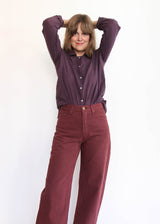 Button Shirt - Grape