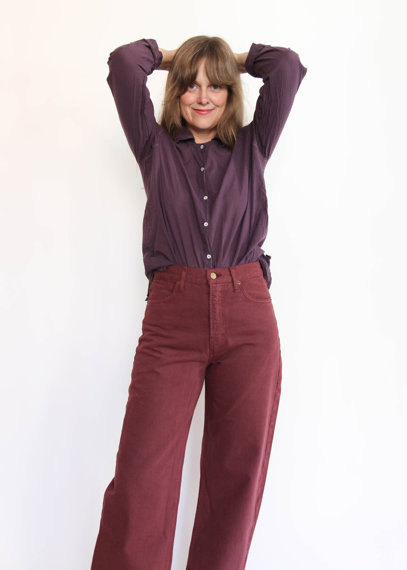 Button Shirt - Grape