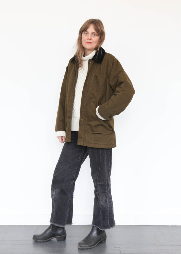 Painter Coat - Dark Olive