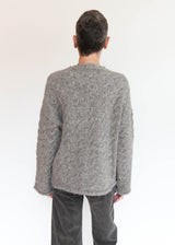 Cable Crewneck - Cinder