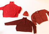Baby Alpaca Polo Sweater - Terracotta