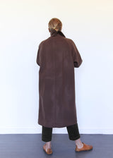 Double Trench Coat - Brown
