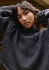 Roll Turtleneck Nogal Midnight