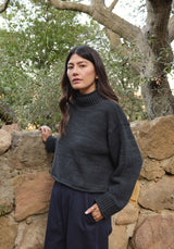 Roll Turtleneck Nogal Midnight