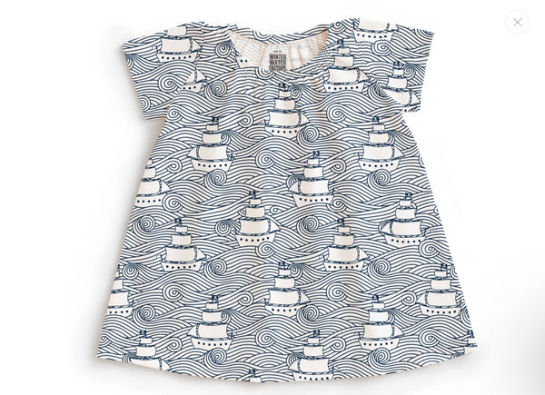 Lily Baby Dress - High Seas Navy