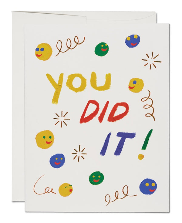 You Did It! Congratulations Card