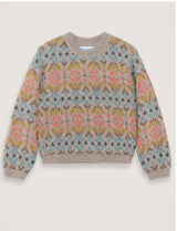 Alpaca Pattern Sweater - Multi