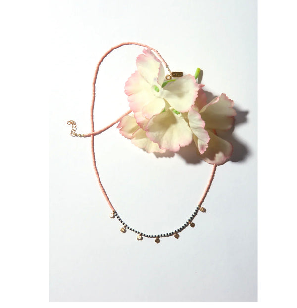 Garden Necklace - Pink Drops #3731