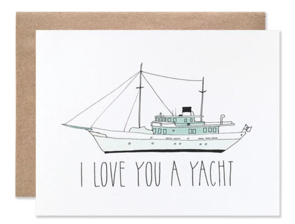 Love You A Yacht Card
