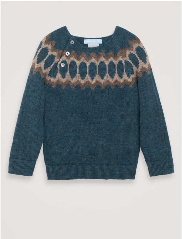 Alpaca Raglan - Dark Reef