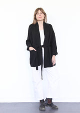 Coto Cardigan - Black Melange OS