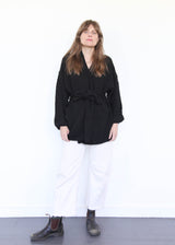 Coto Cardigan - Black Melange OS