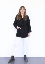Coto Cardigan - Black Melange OS