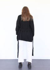Coto Cardigan - Black Melange OS