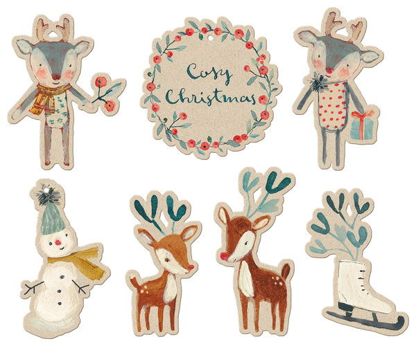 Cosy Christmas, Gift Tags 14pcs