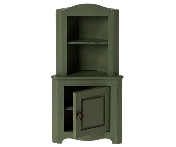 Corner Cabinet, Mouse - Dark Green