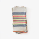 Linen/Cotton Blue Stripe Napkins - Set of 4