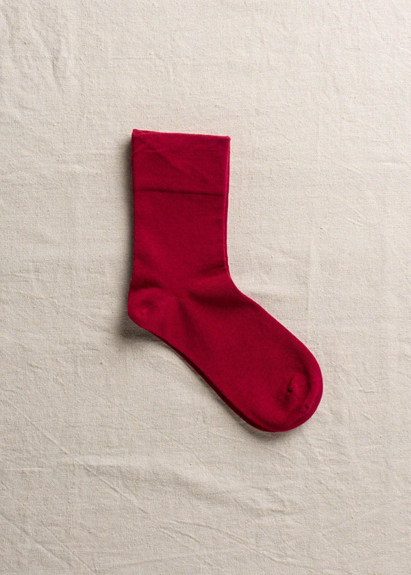 Organic Cotton Rubber Free Plain Socks