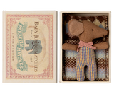 New! Sleepy Wakey Baby Mouse in Matchbox