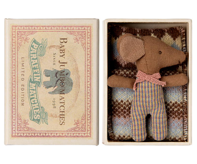 New! Sleepy Wakey Baby Mouse in Matchbox