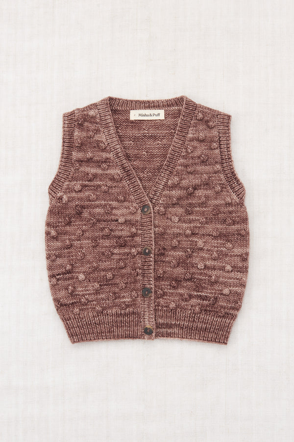 Auggie Popcorn Vest - Affogato