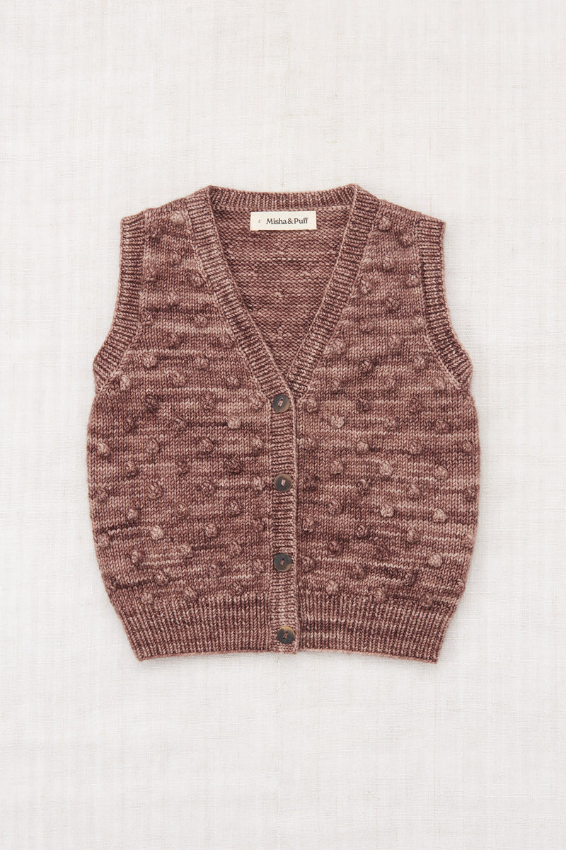 Auggie Popcorn Vest - Affogato